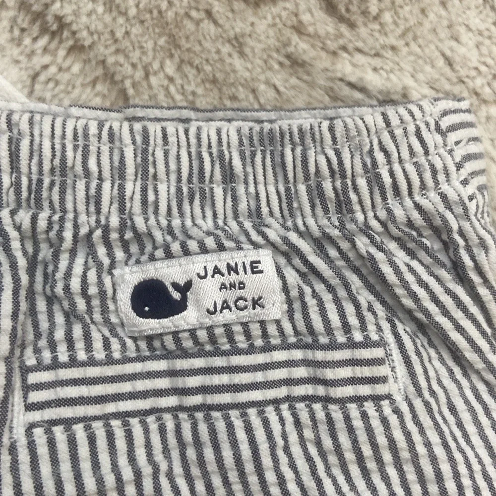 Janie and Jack set baby boy size 3-6 months stripes argyle coastal preppy infant